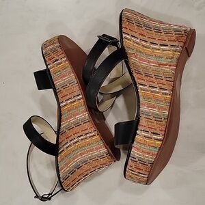 Getmorebeauty Platform Anklewrap Sandals